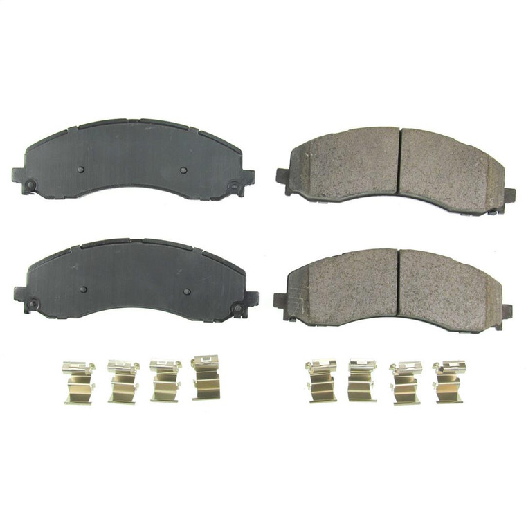 Quiet & Clean Ride Guaranteed | Power Stop Z17 Ceramic Brake Pads w/ Premium Hardware