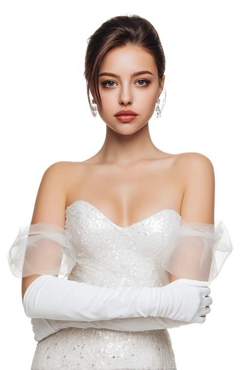 Trendy Wedding Dress Vinyl Car Decal Sticker – Waterproof & UV-Resistant 4.4