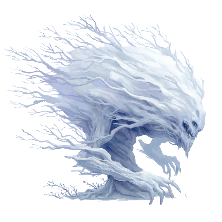 Ethereal Tree Monster Vinyl Car Decal Sticker – Waterproof & UV-Resistant 3.4133333333333336"