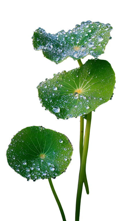 Dewy Centella Leaves V2 Vinyl Car Decal Sticker – Waterproof & UV-Resistant 4.8533333333333335"