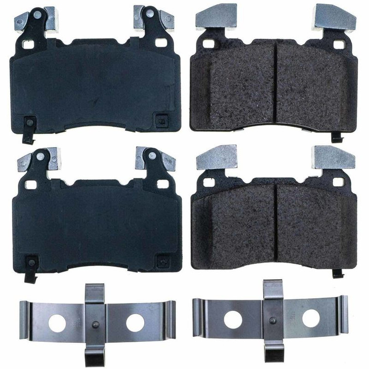 Stop Loudly & Clean with Power Stop Z17 Brake Pads | Fits Tesla X,S, Chevrolet Corvette, SS, Camaro, Cadillac ELR, CTS