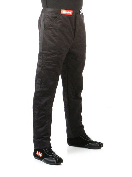 RaceQuip 122 Series Racing Pants | Large | SFI 3.2A/5 Rated | Black