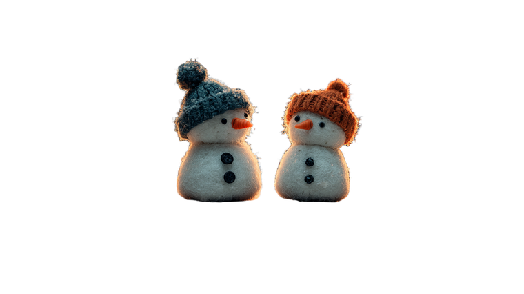 Tiny Snowmen Bench Vinyl Car Decal Sticker – Waterproof & UV-Resistant 5.4