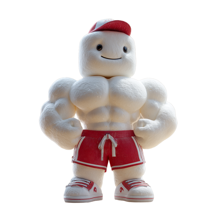 Muscular Doughboy Vinyl Car Decal Sticker – Waterproof & UV-Resistant 6.826666666666667"