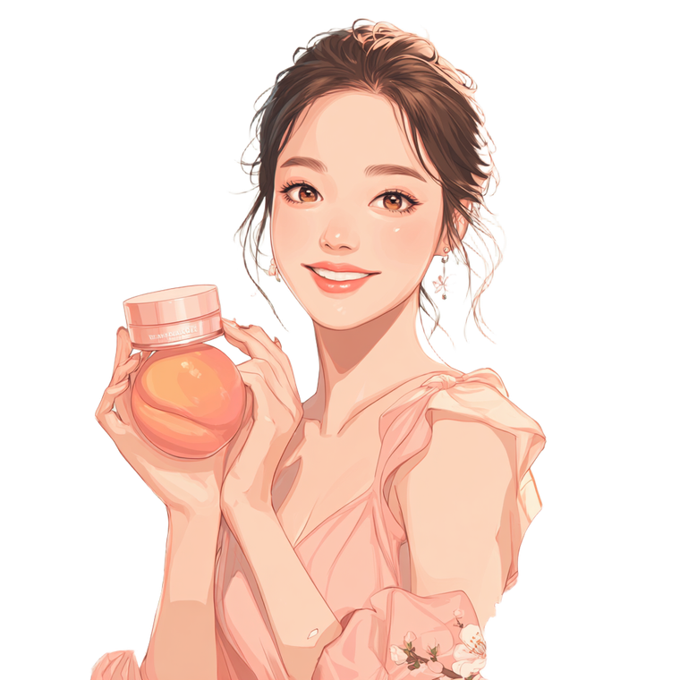 Korean Beauty Portrait V48 Vinyl Car Decal Sticker – Waterproof & UV-Resistant 3.4133333333333336"