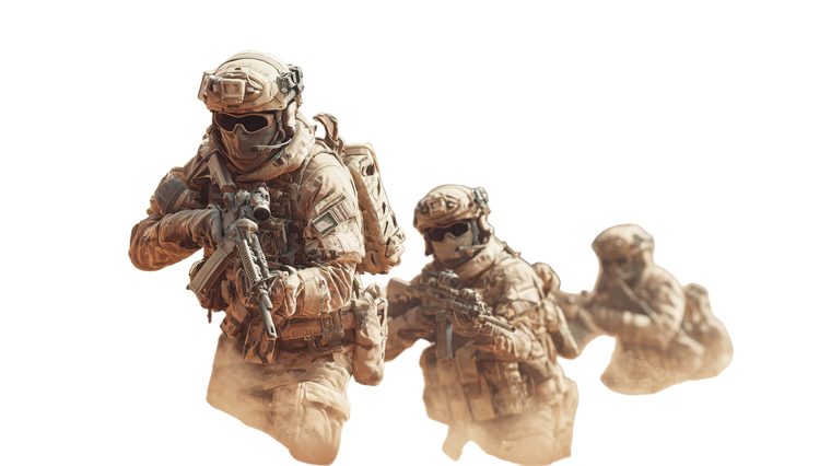 Saudi Military Squad Vinyl Car Decal Sticker – Waterproof & UV-Resistant 2.72"