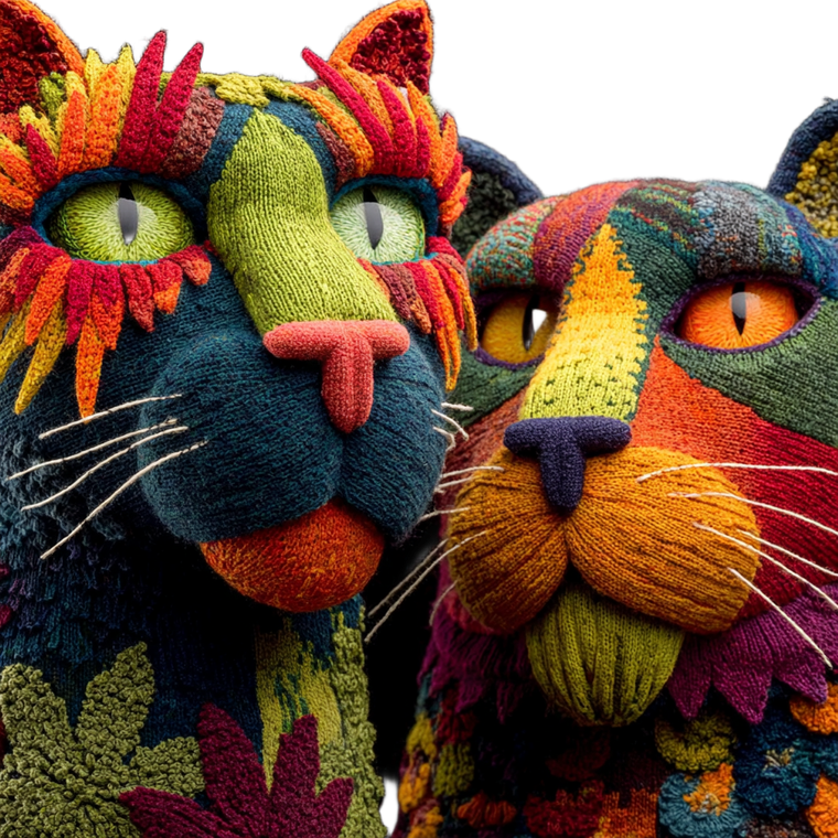 Colorful Cat Muppets Vinyl Car Decal Sticker – Waterproof & UV-Resistant 6.826666666666667"