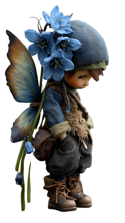 Bluebell Fairy Vinyl Car Decal Sticker – Waterproof & UV-Resistant 4.8533333333333335"