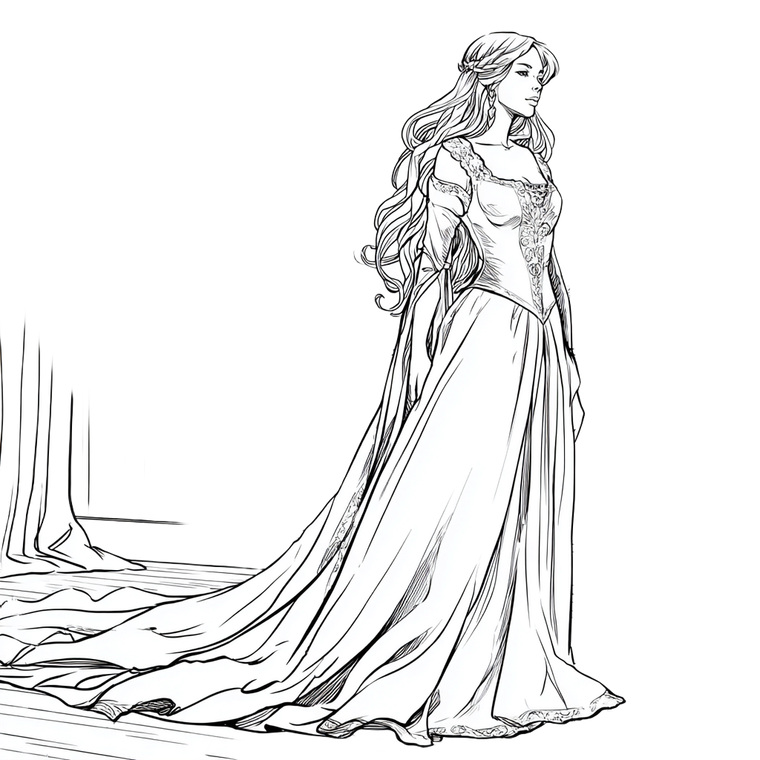 Beautiful Princess V5 Vinyl Car Decal Sticker – Waterproof & UV-Resistant 3.4133333333333336"