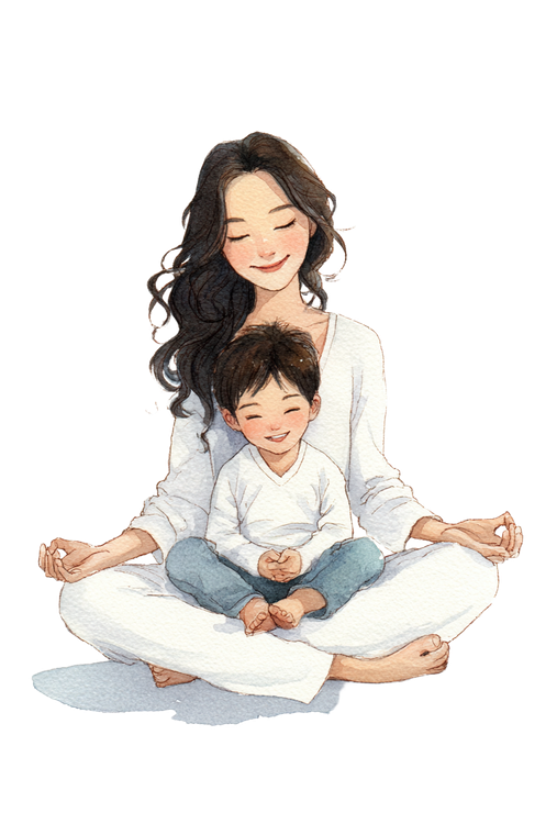 Mother And Child V128 Vinyl Car Decal Sticker – Waterproof & UV-Resistant 4.4