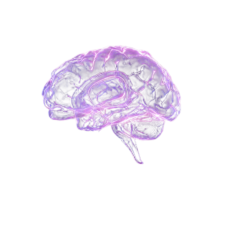 Glowing Futuristic Brain Vinyl Car Decal Sticker – Waterproof & UV-Resistant 3.4133333333333336"