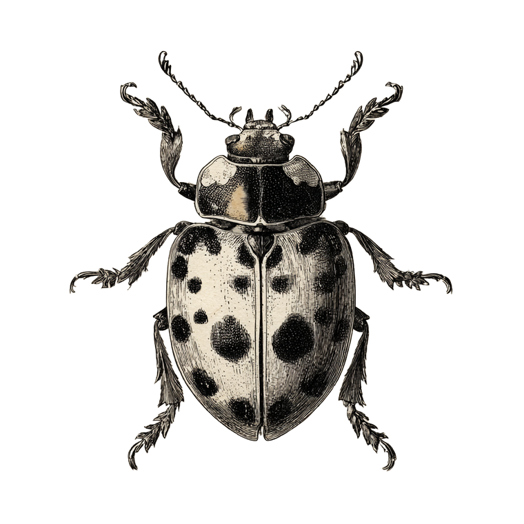 Ladybug Artwork Vinyl Car Decal Sticker – Waterproof & UV-Resistant 6.826666666666667"