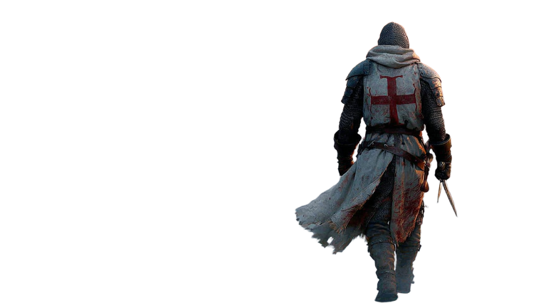 Knight Templar Profile Vinyl Car Decal Sticker – Waterproof & UV-Resistant 5.4