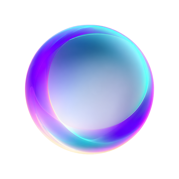 Glowing Abstract Orb Vinyl Car Decal Sticker – Waterproof & UV-Resistant 3.4133333333333336"