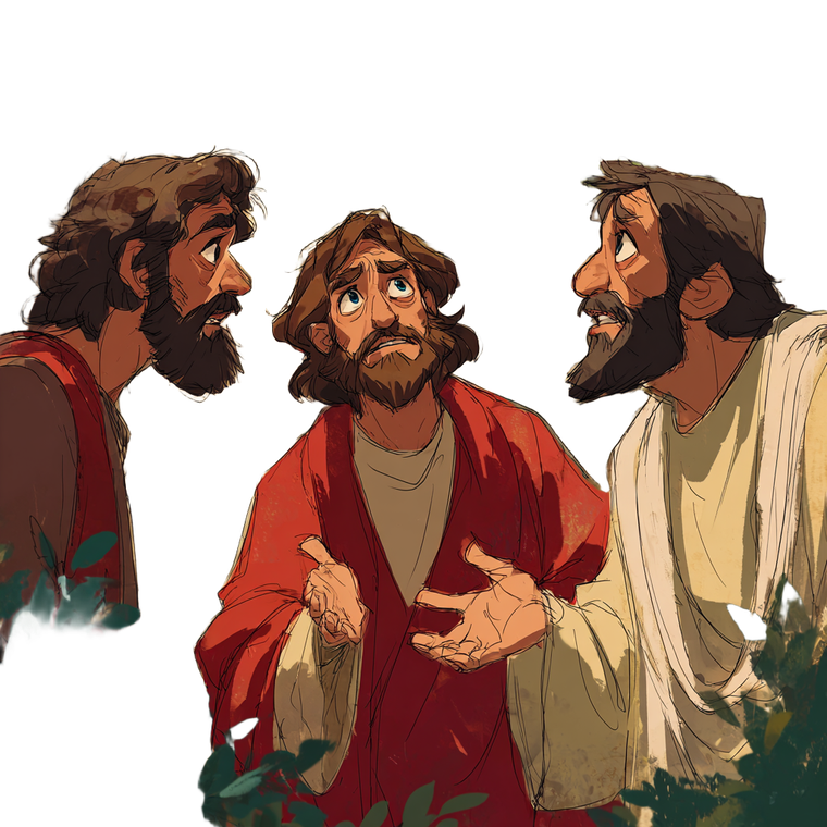 Jesus Teaching Love V2 Vinyl Car Decal Sticker – Waterproof & UV-Resistant 3.4133333333333336"
