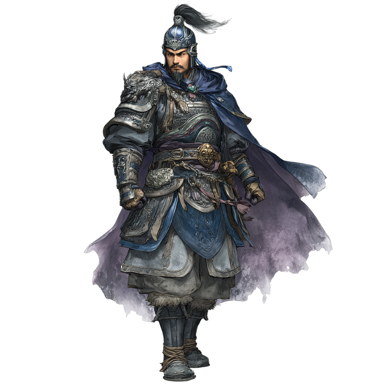 Three Kingdoms General V5 Vinyl Car Decal Sticker – Waterproof & UV-Resistant 6.826666666666667"