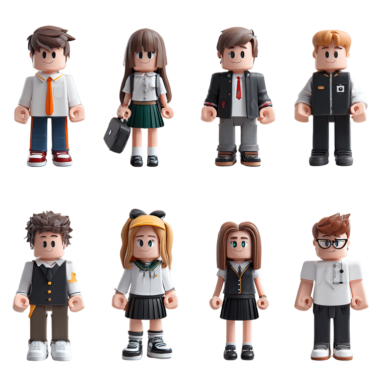 Roblox School Kids Vinyl Car Decal Sticker – Waterproof & UV-Resistant 6.826666666666667"