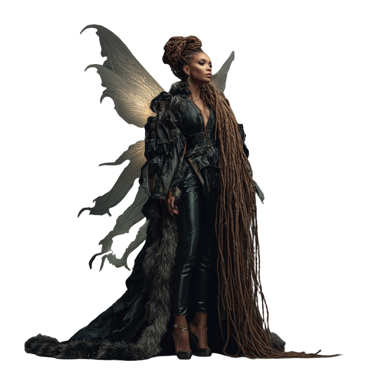 Fashion Fairy Queen Vinyl Car Decal Sticker – Waterproof & UV-Resistant 6.826666666666667"