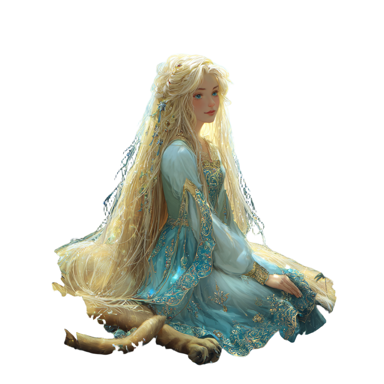 Moonlit Princess Vinyl Car Decal Sticker – Waterproof & UV-Resistant 3.4133333333333336"
