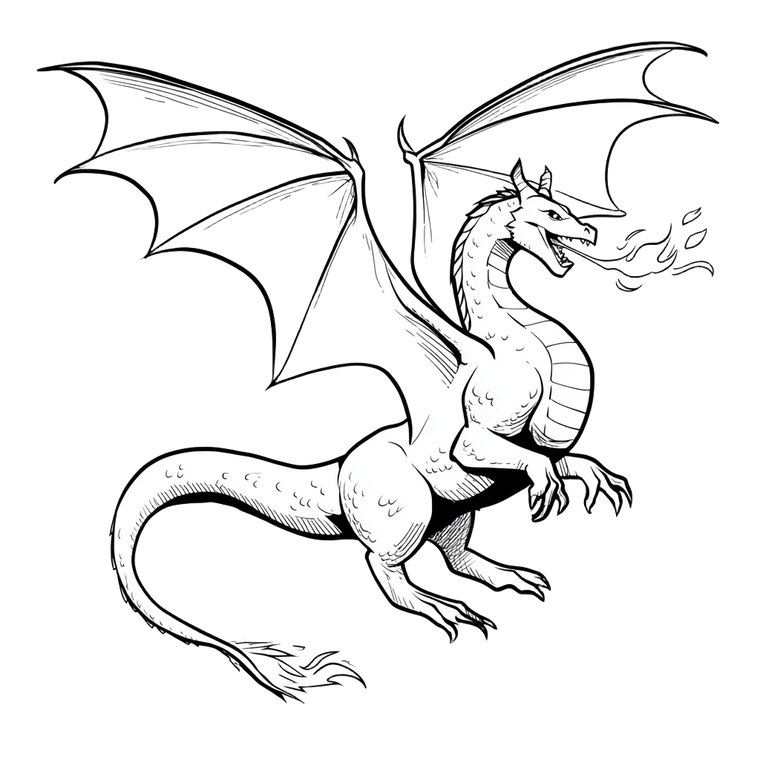 Fire-Breathing Dragon V16 Vinyl Car Decal Sticker – Waterproof & UV-Resistant 3.4133333333333336"
