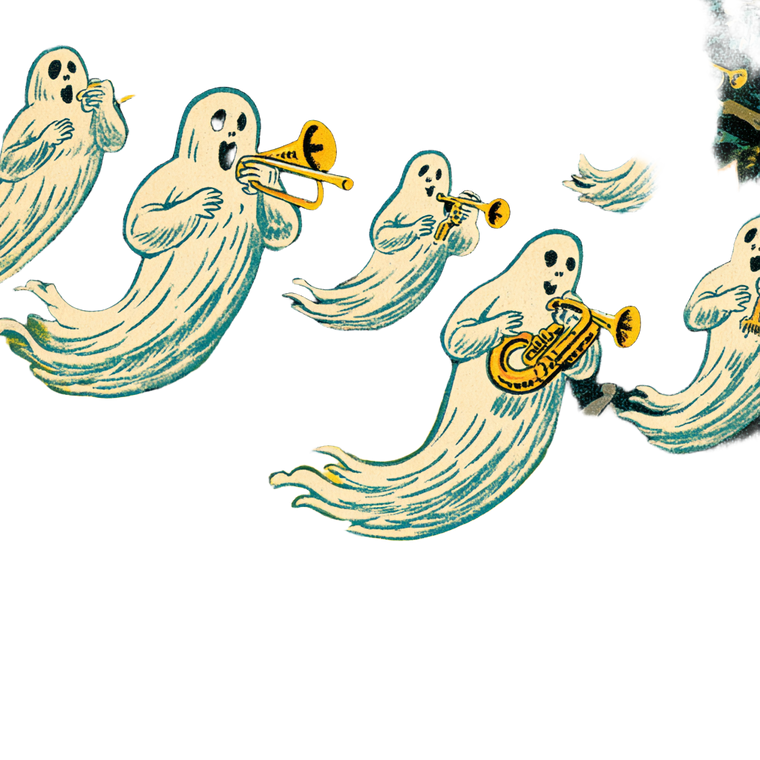 Comic Book Ghosts Vinyl Car Decal Sticker – Waterproof & UV-Resistant 3.4133333333333336"
