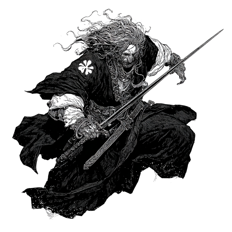Celtic Swordsman Icon Vinyl Car Decal Sticker – Waterproof & UV-Resistant 3.4133333333333336"