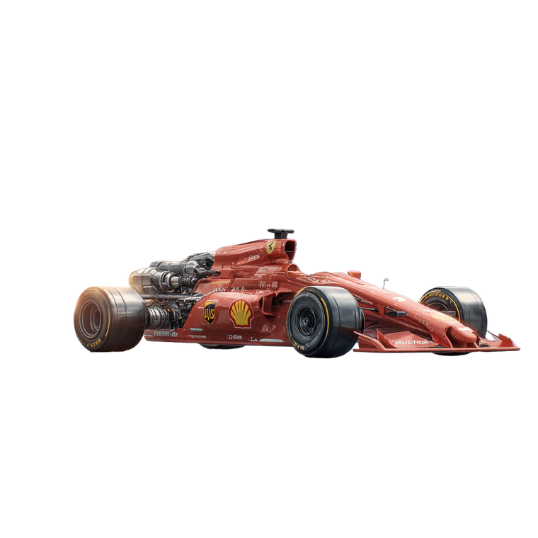 Rocket F1 Car Vinyl Car Decal Sticker – Waterproof & UV-Resistant 3.4133333333333336"