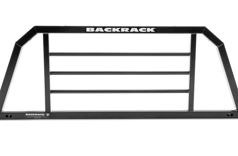 Durable & Stylish Black Powder Coated Steel Headache Rack | Fits Ford F-350 Super Duty, F-250 Super Duty | No-Drill Install, Tonneau Cover Compatible