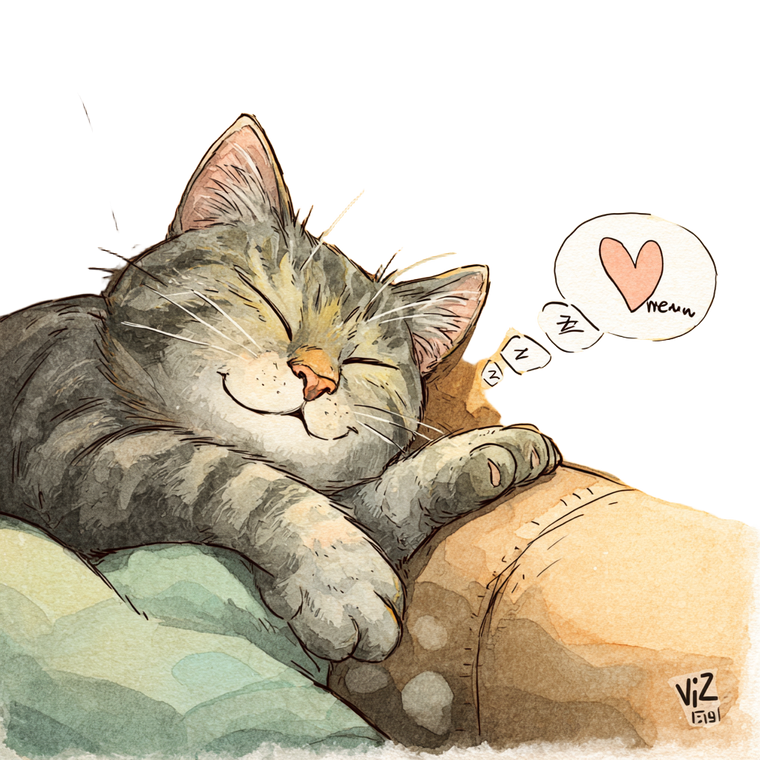 Blissful Tabby Cat Vinyl Car Decal Sticker – Waterproof & UV-Resistant 3.4133333333333336"