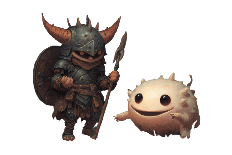 Cute D&D Monsters Vinyl Car Decal Sticker – Waterproof & UV-Resistant 2.986666666666667"
