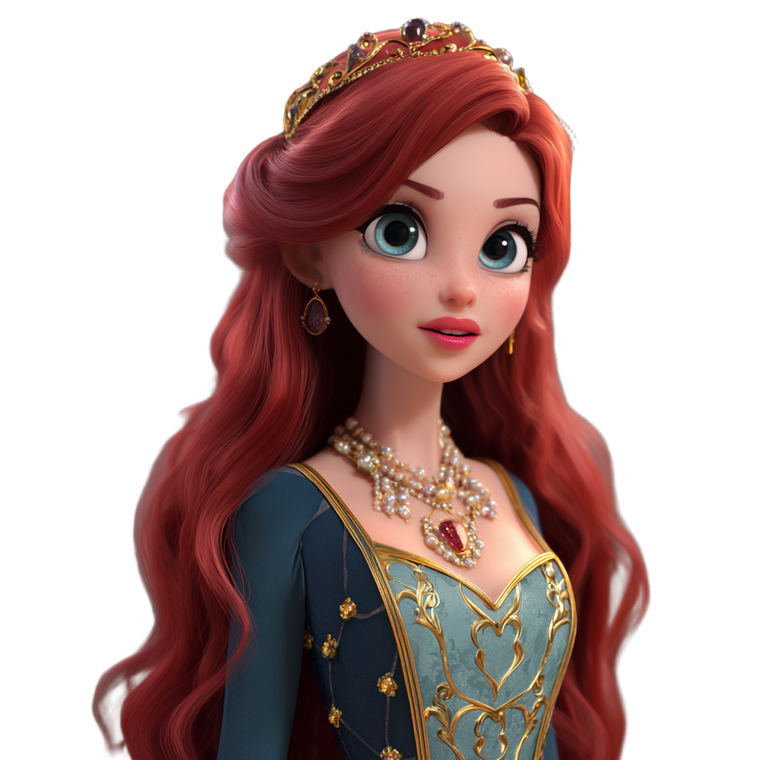 Disney Princess Render Vinyl Car Decal Sticker – Waterproof & UV-Resistant 3.4133333333333336"