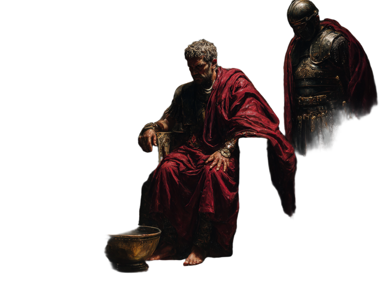 Pontius Pilate Throne V2 Vinyl Car Decal Sticker – Waterproof & UV-Resistant 6.1866666666666665"