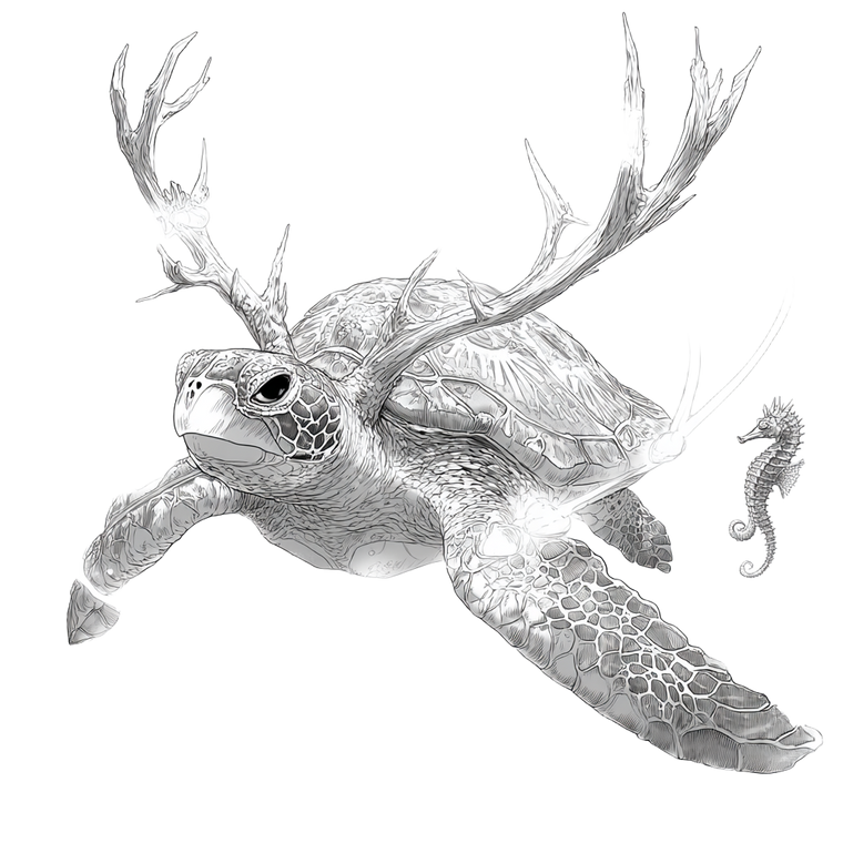 Mythical Sea Guardian V2 Vinyl Car Decal Sticker – Waterproof & UV-Resistant 6.826666666666667"
