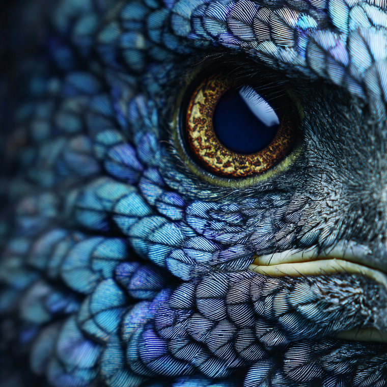 Eagle Structure Macro Vinyl Car Decal Sticker – Waterproof & UV-Resistant 6.826666666666667"