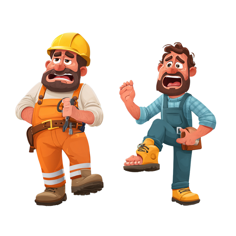 Construction Worker Relief Vinyl Car Decal Sticker – Waterproof & UV-Resistant 3.4133333333333336"