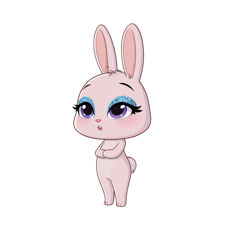 Chibi Bunny Wardrobe Vinyl Car Decal Sticker – Waterproof & UV-Resistant 3.4133333333333336"