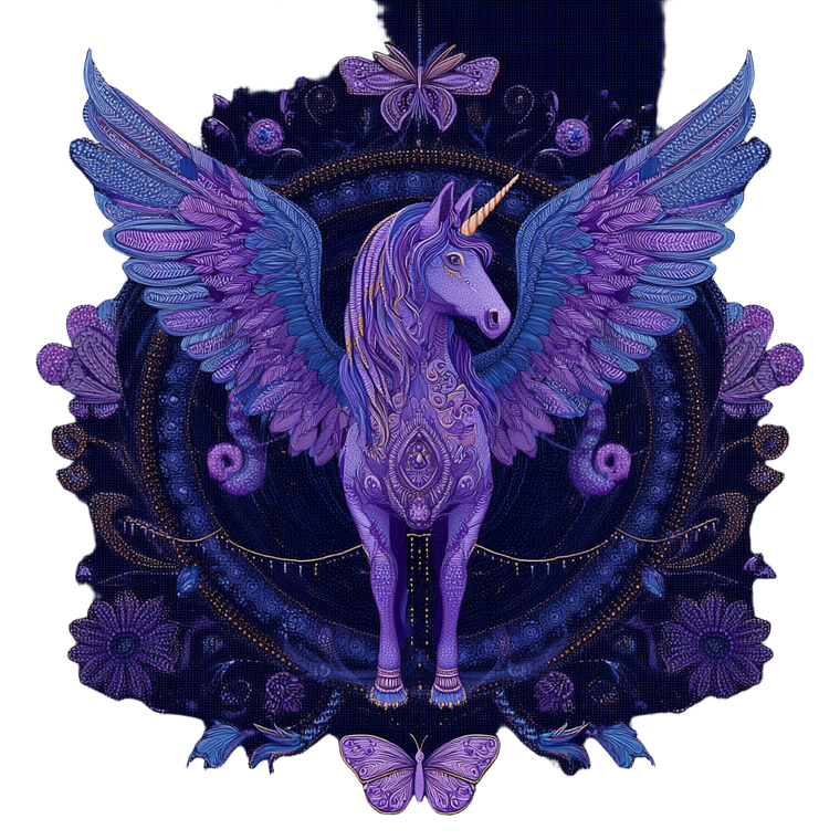 Magical Winged Unicorn Vinyl Car Decal Sticker – Waterproof & UV-Resistant 3.4133333333333336"