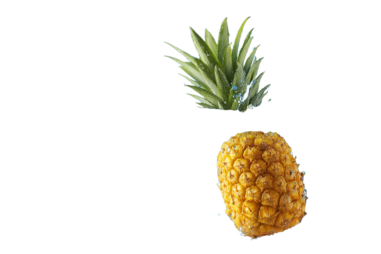 Falling Pineapple Vinyl Car Decal Sticker – Waterproof & UV-Resistant 2.986666666666667"