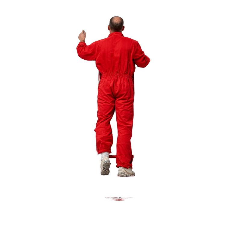 Painter On Ladder Vinyl Car Decal Sticker – Waterproof & UV-Resistant 3.4133333333333336"