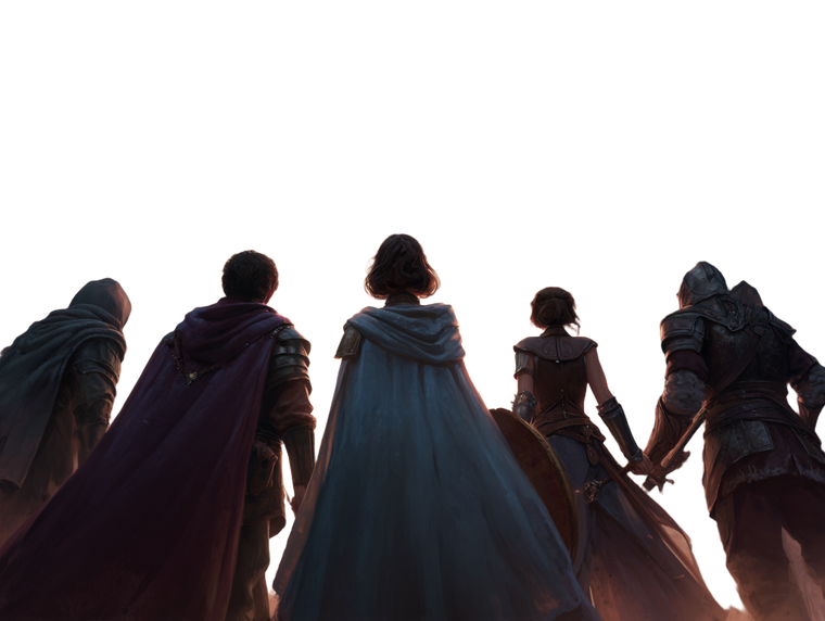 Fantasy Heroes Battle V2 Vinyl Car Decal Sticker – Waterproof & UV-Resistant 6.1866666666666665"