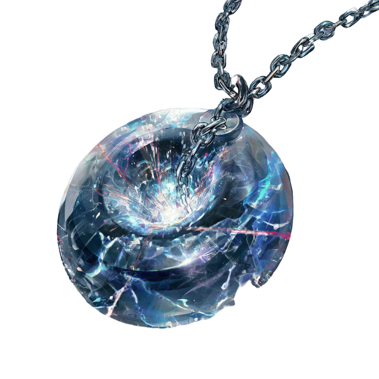 Obsidian Pendant Vinyl Car Decal Sticker – Waterproof & UV-Resistant 6.826666666666667"