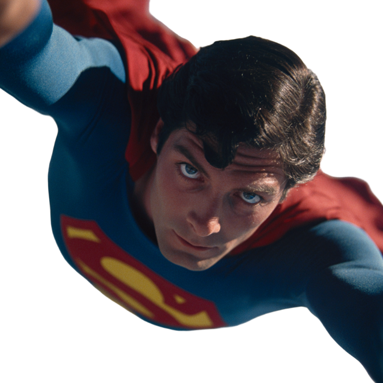 Superman Flying Down Vinyl Car Decal Sticker – Waterproof & UV-Resistant 3.4133333333333336"