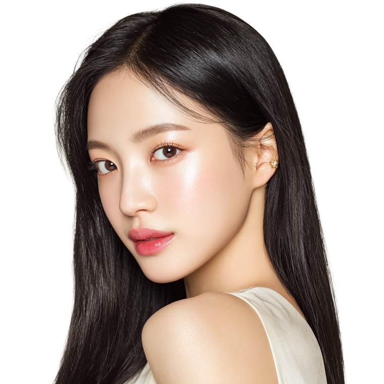 Korean Beauty Portrait V51 Vinyl Car Decal Sticker – Waterproof & UV-Resistant 3.4133333333333336"