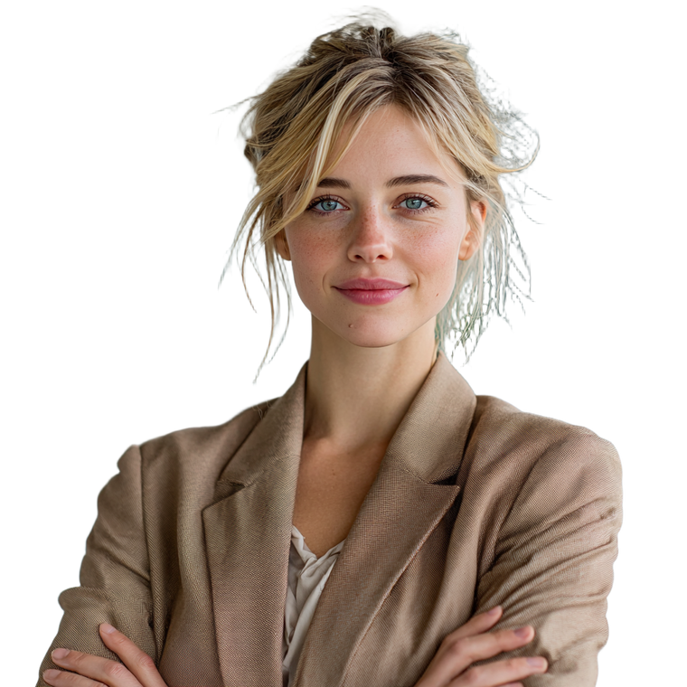 Confident Businesswoman V54 Vinyl Car Decal Sticker – Waterproof & UV-Resistant 3.4133333333333336"