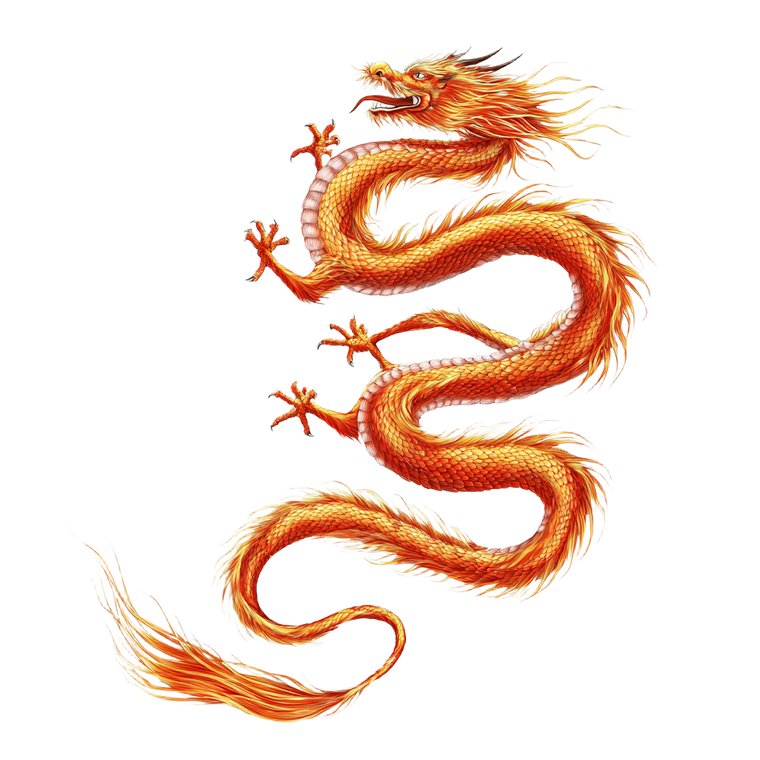 Chinese Dragon V22 Vinyl Car Decal Sticker – Waterproof & UV-Resistant 6.826666666666667"