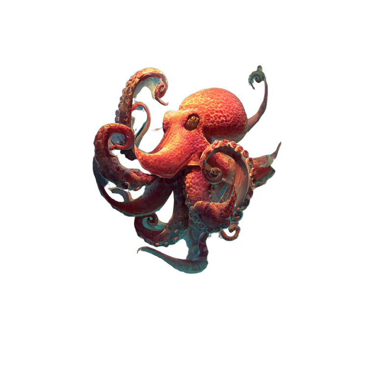 Octopus V8 Vinyl Car Decal Sticker – Waterproof & UV-Resistant 3.4133333333333336"