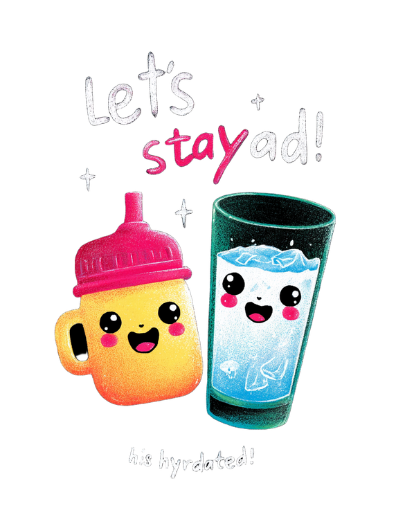 Happy Hydration Duo Vinyl Car Decal Sticker – Waterproof & UV-Resistant 4.1066666666666665"