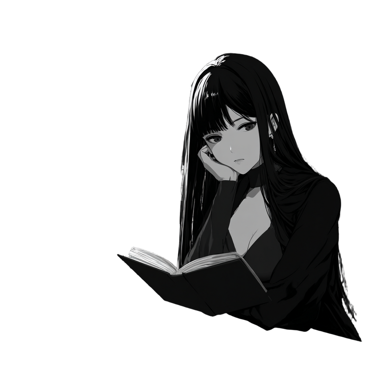 Elegant Anime Reader Vinyl Car Decal Sticker – Waterproof & UV-Resistant 3.4133333333333336"