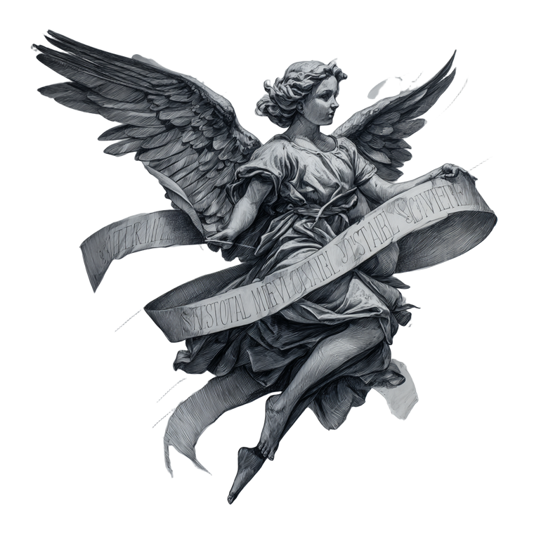 Flying Angel Woman Vinyl Car Decal Sticker – Waterproof & UV-Resistant 3.4133333333333336"