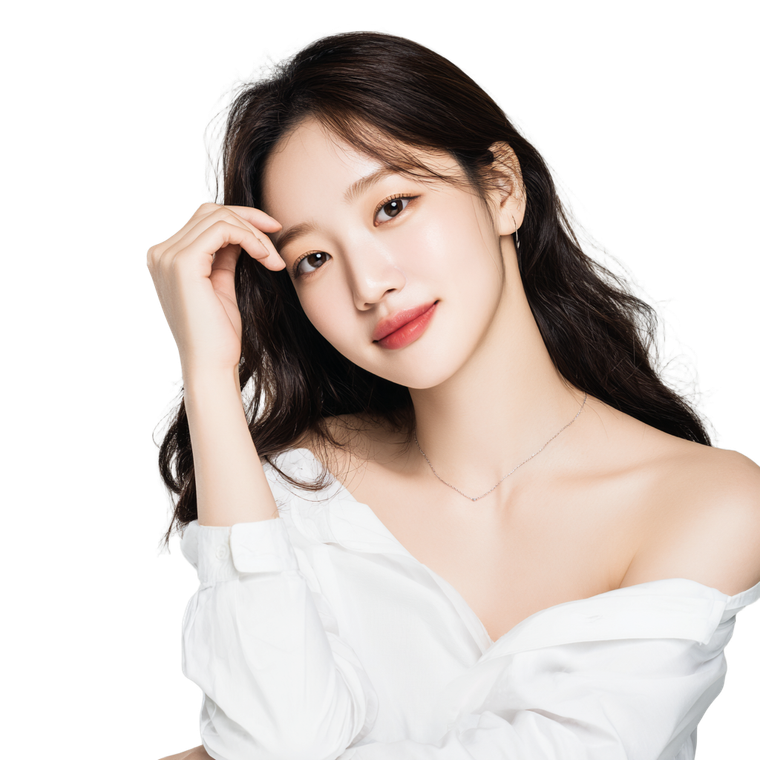 Elegant Korean Portrait V3 Vinyl Car Decal Sticker – Waterproof & UV-Resistant 6.826666666666667"